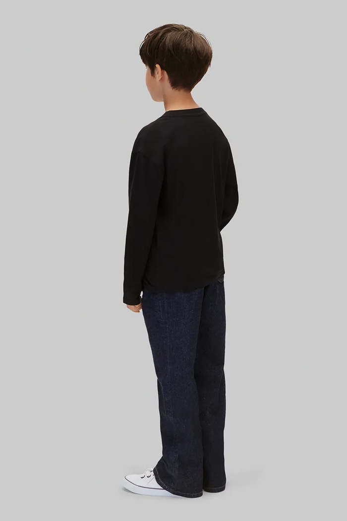 Longsleeve dziecięcy bawełniany 2-pack Calvin Klein Jeans LVCKTJI21B.128.170.9BY2 czarny