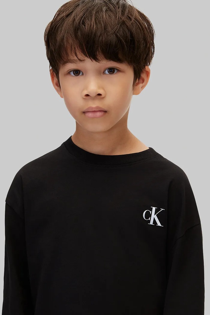 Calvin Klein Jeans Longsleeve dziecięcy bawełniany 2-pack LVCKTJI21B.128.170.9BY2