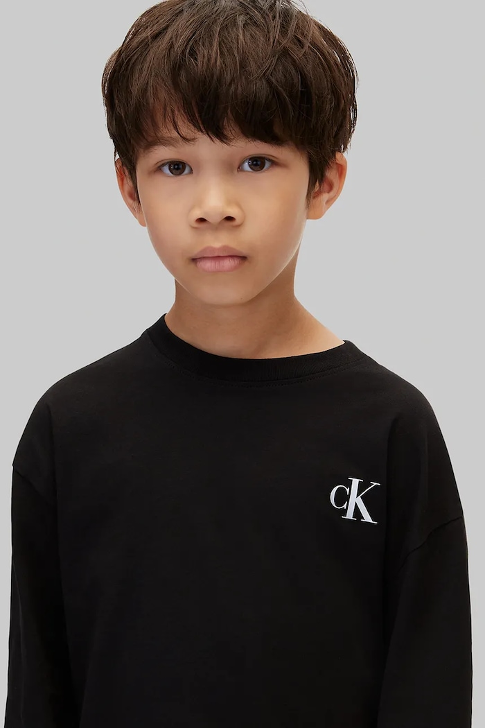 Calvin Klein Jeans Longsleeve dziecięcy bawełniany 2-pack LVCKTJI21B.104.116.9BY2
