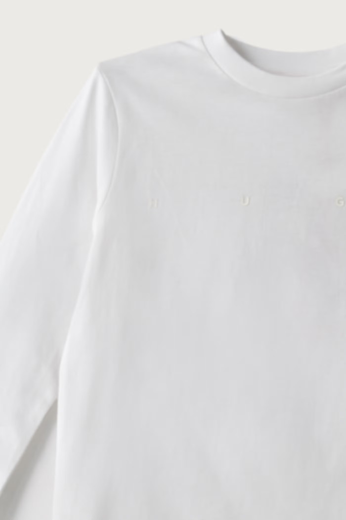 Longsleeve dziecięcy HUGO G01243.102.108 biały