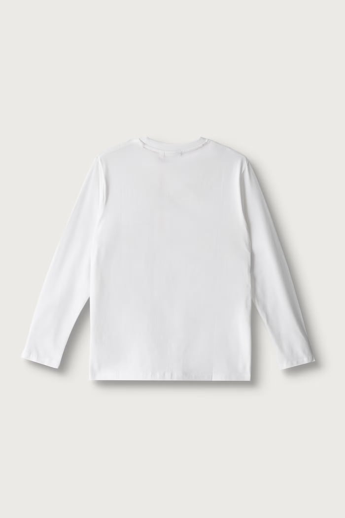Băieți HUGO Longsleeve pentru copii G01243.114.150 alb