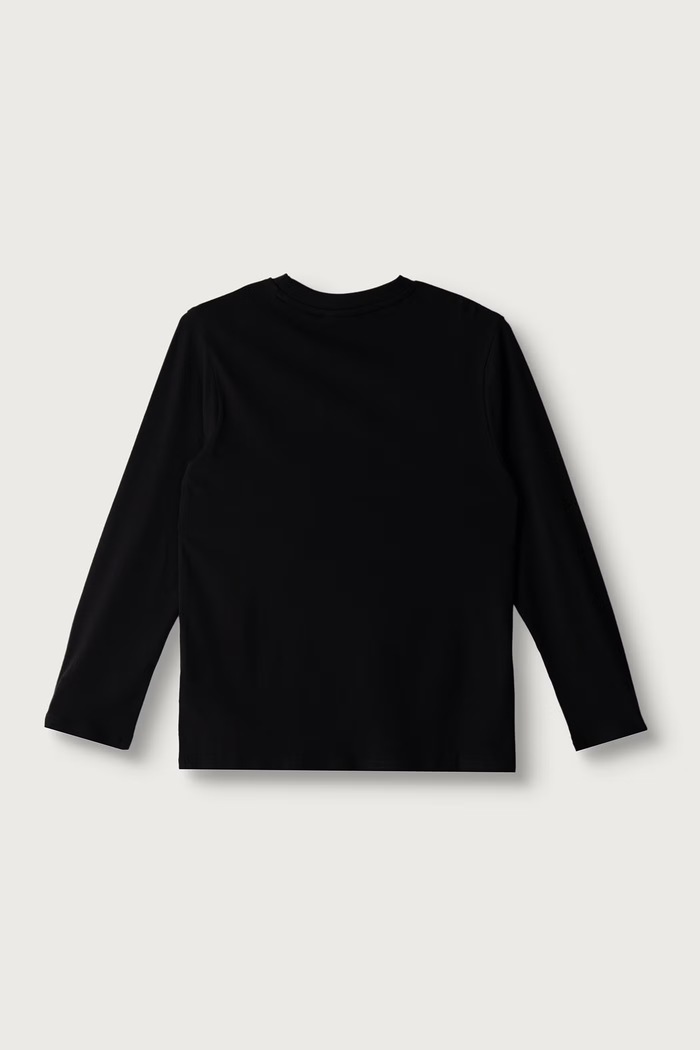 Chłopiec HUGO Longsleeve dziecięcy G01243.114.150 czarny