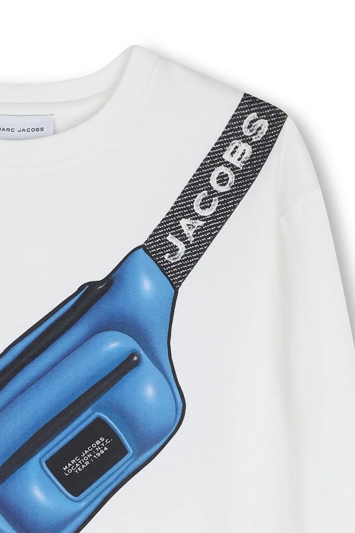 Αγορίστικα MARC JACOBS Μακρυμάνικο παιδικό βαμβακερό W61029.114.150 μπεζ