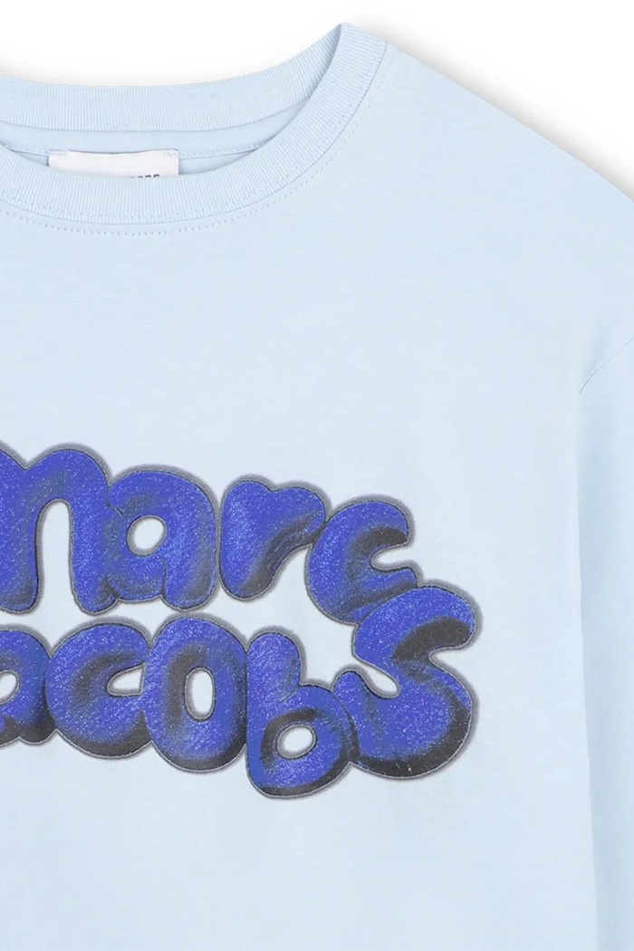 Αγορίστικα MARC JACOBS μακρυμάνικο παιδικό βαμβακερό W61027.114.150 μπλε