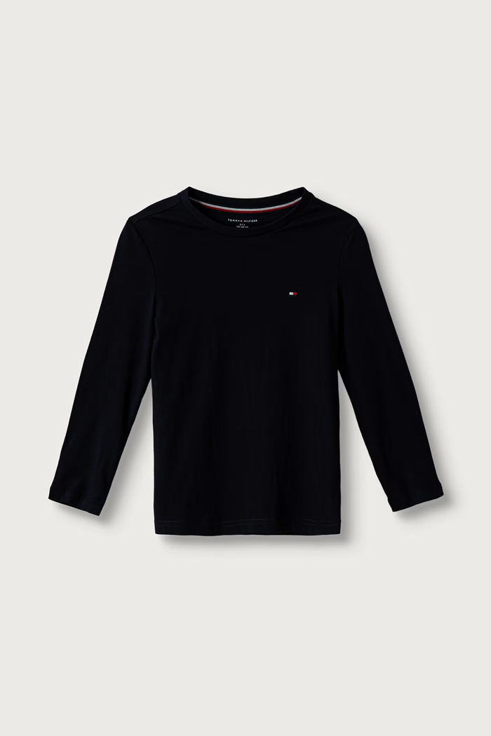 Tommy Hilfiger Longsleeve dziecięcy bawełniany UB0UB00309.9BY2 biały AW26