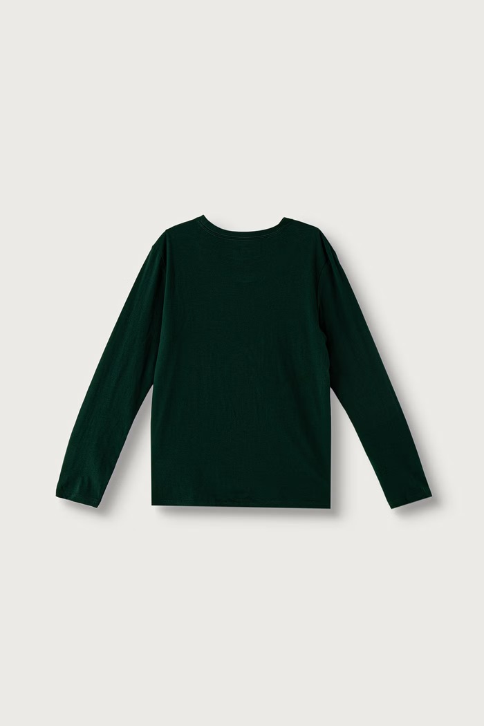 Longsleeve dziecięcy bawełniany Tommy Hilfiger UB0UB00309.9BY2 zielony