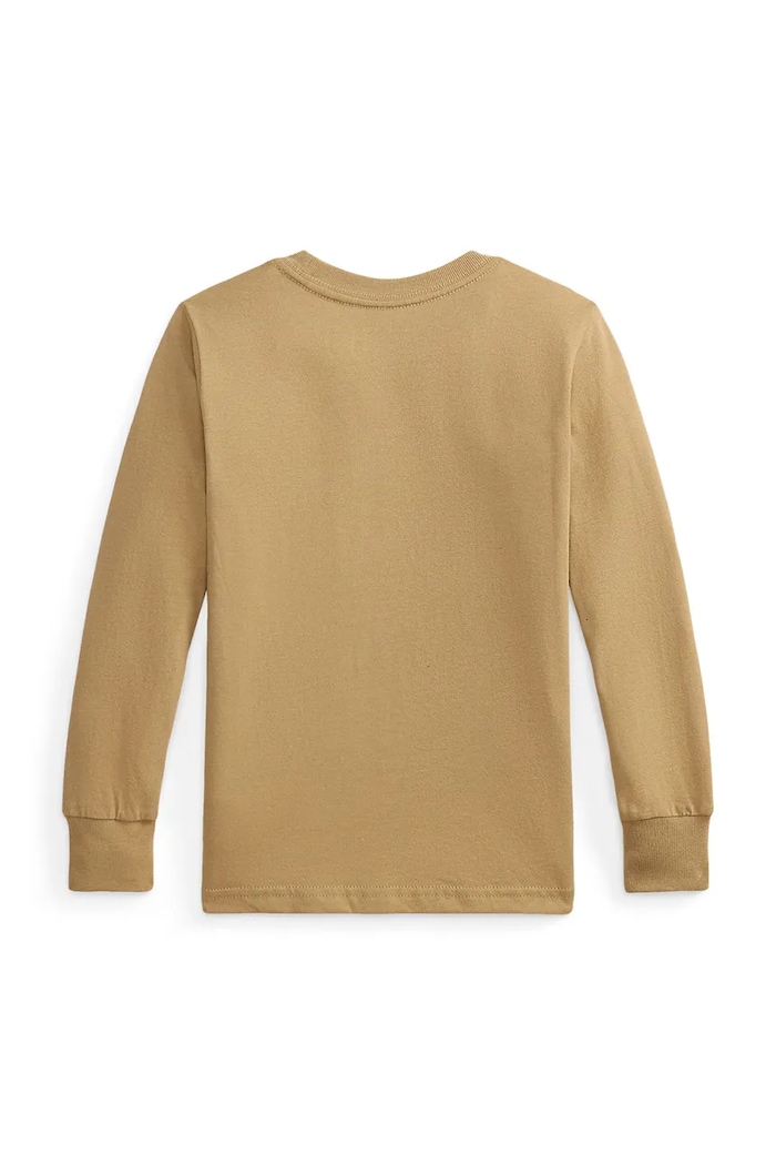 Dječaci Polo Ralph Lauren Majica dugih rukava za djecu od pamuka 322B27277001 smeđa