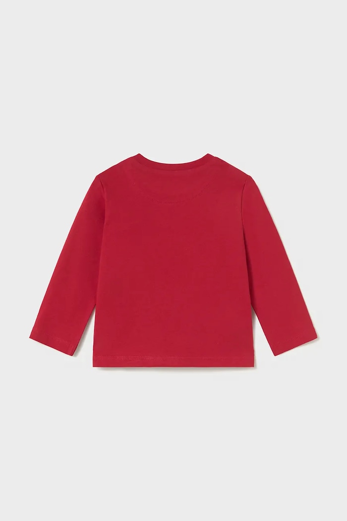 Mayoral лонгслив для детей из хлопка 2019.3F.Baby.9BY2 красный AW26