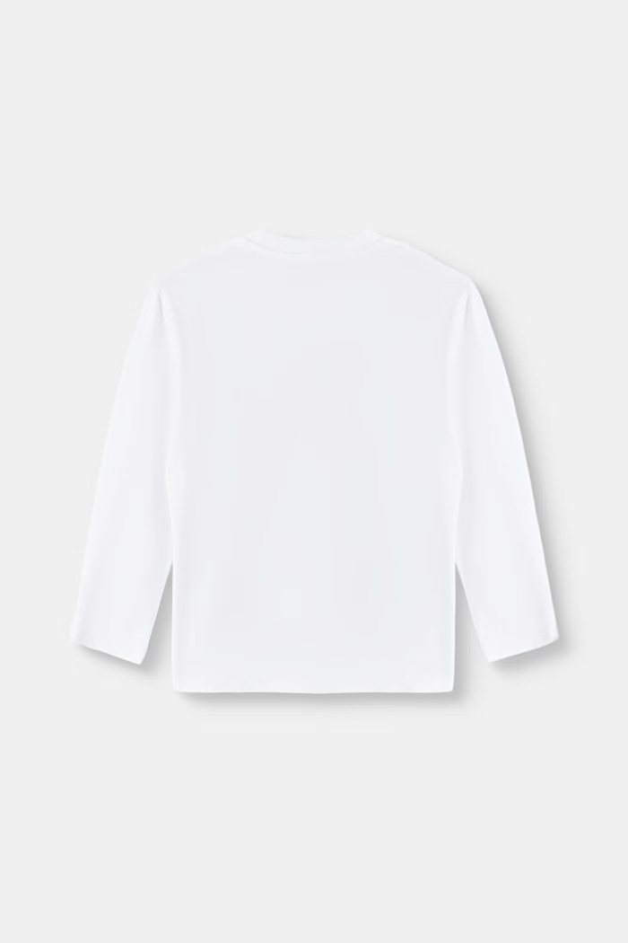Diesel T-shirt dziecięcy bawełniany TCIRCLELS OVER T-SHIRT J03037.0GRAI biały AW26