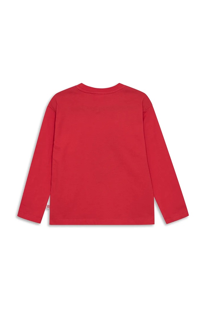 Lego longsleeve dziecięcy z bawełną LWTAJ 611 60.1101.1535 czerwony AW26