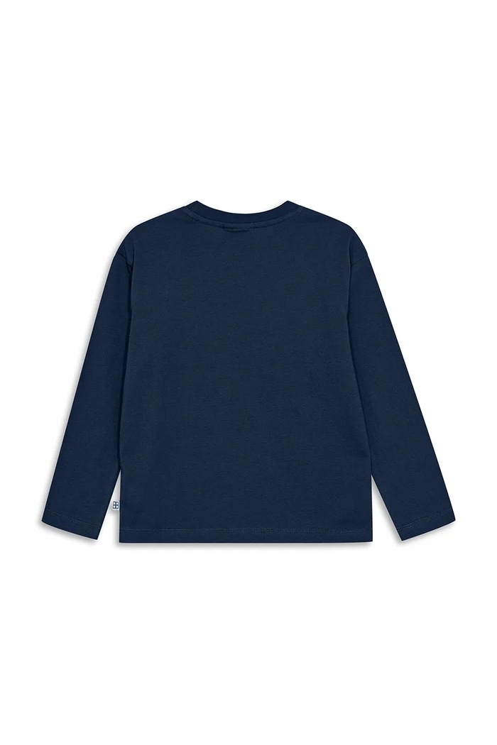 Lego longsleeve dziecięcy z bawełną LWTAJ 611 60.1101.1535 granatowy AW26