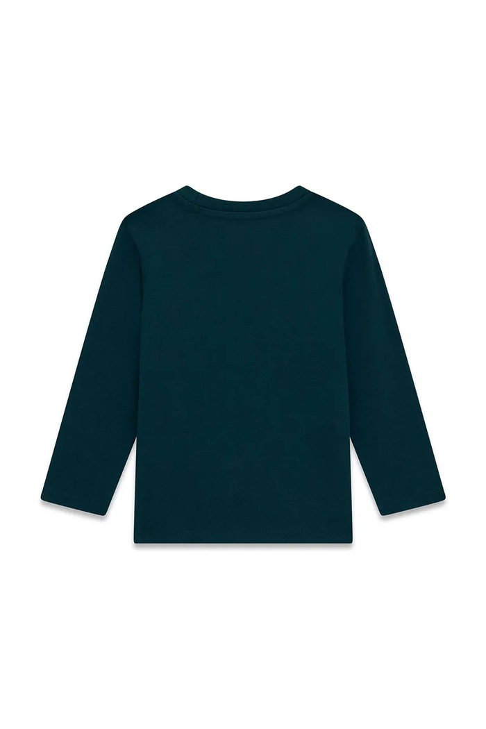 Guess longsleeve dziecięcy bawełniany N6YI14.K3802.9BY2 zielony AW26