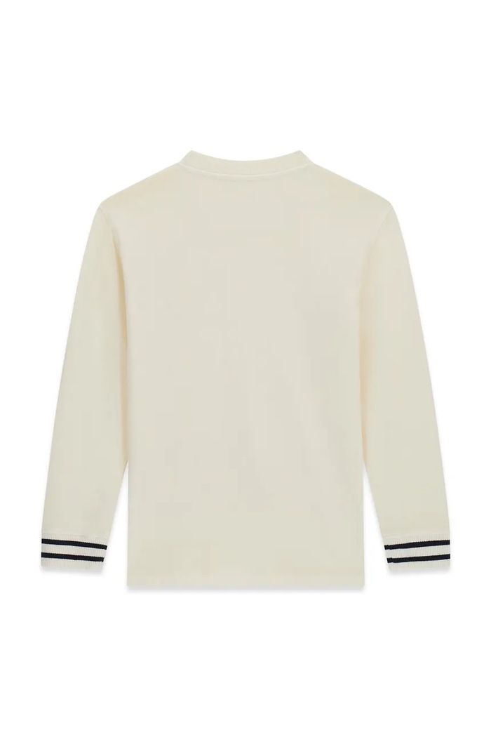 Guess longsleeve dziecięcy bawełniany L6YI32.K3783.9BY2 beżowy AW26