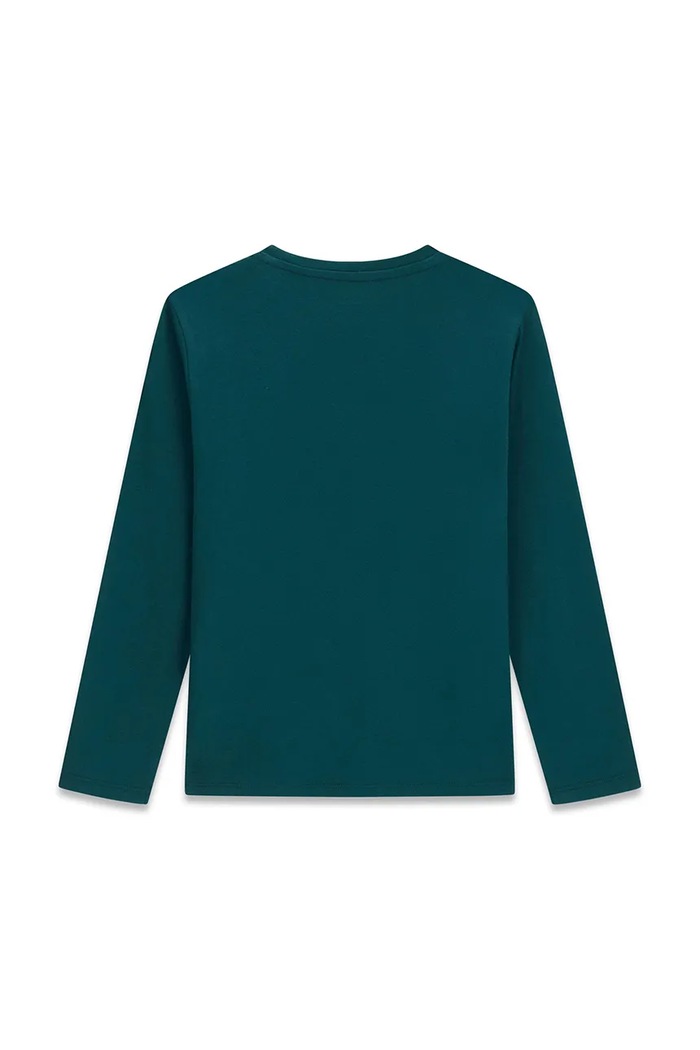 Guess longsleeve dziecięcy bawełniany L6YI08.K3717.9BY2 zielony AW26