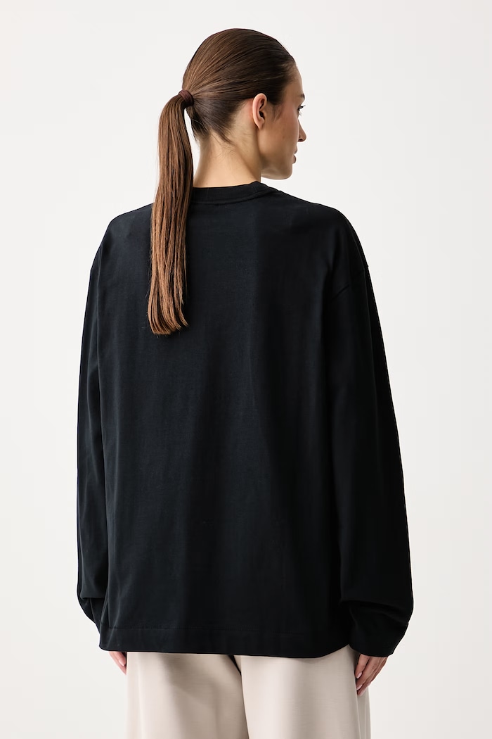 Ruházat Nike Sportswear Hosszúujjú női pamut Luxe IM6441.010 fekete