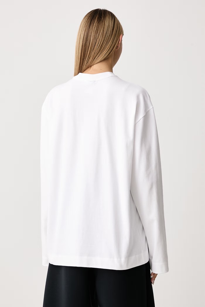 Odzież Nike Sportswear Longsleeve damski bawełniany Luxe IM6441.100 biały