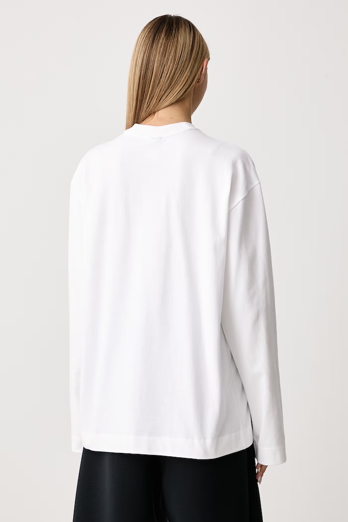 Odzież Nike Sportswear Longsleeve damski bawełniany Luxe IM6441.100 biały