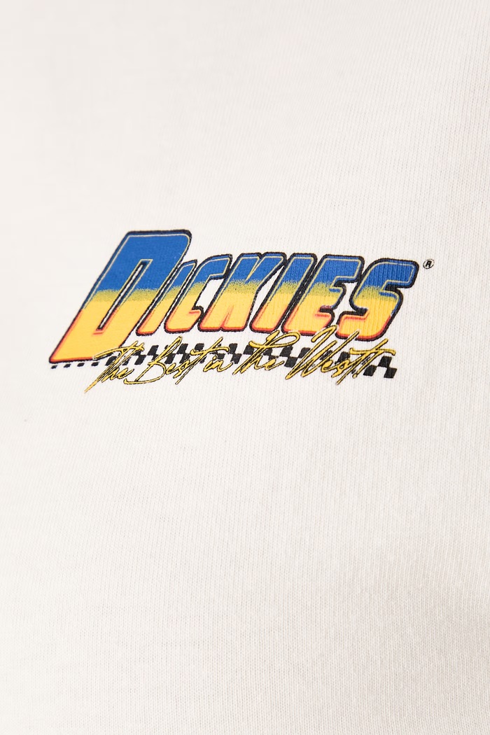 Longsleeve damski bawełniany Dickies beżowy DK0A8D89C481