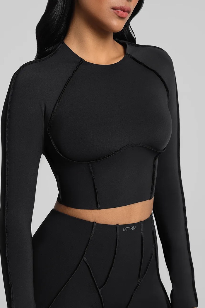 BetterMe Majica dugih rukava za jogu za žene Contour Stitch Long CRT00012