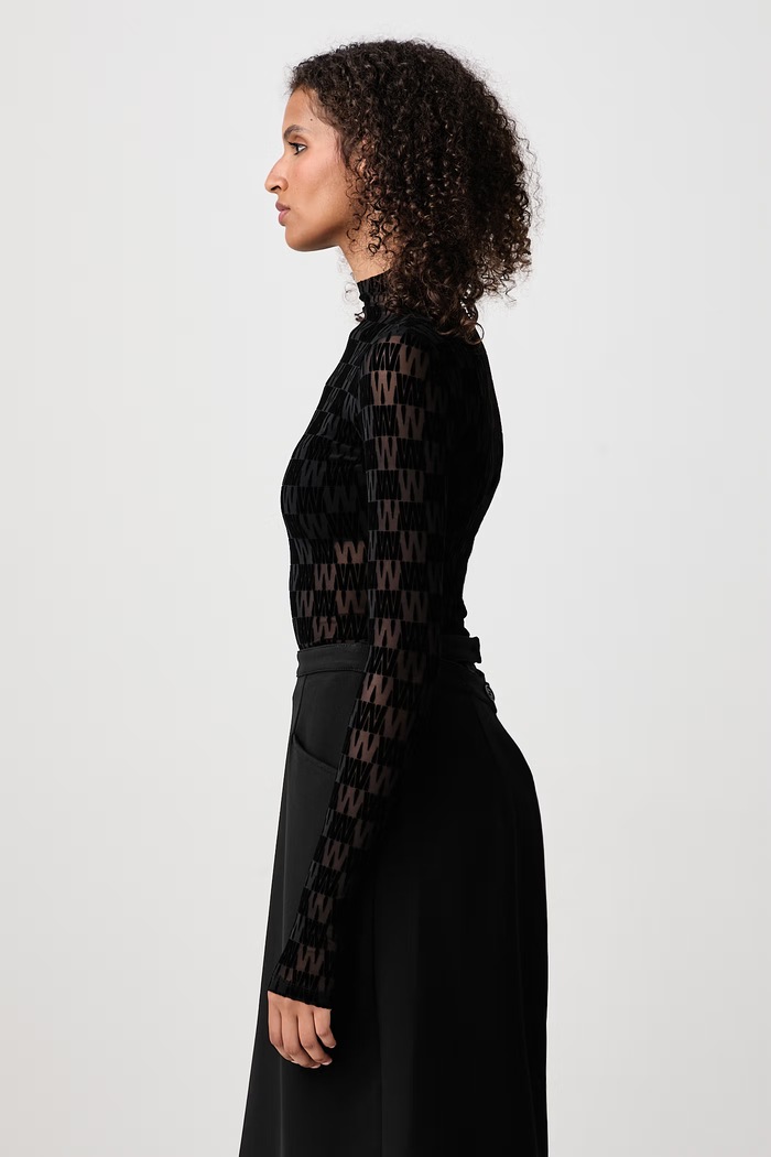 LENYA body dámske monogram WRSTBHVR W6526SB.LB čierna