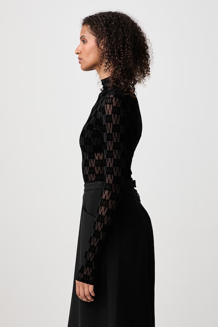 LENYA body dámske monogram WRSTBHVR W6526SB.LB čierna