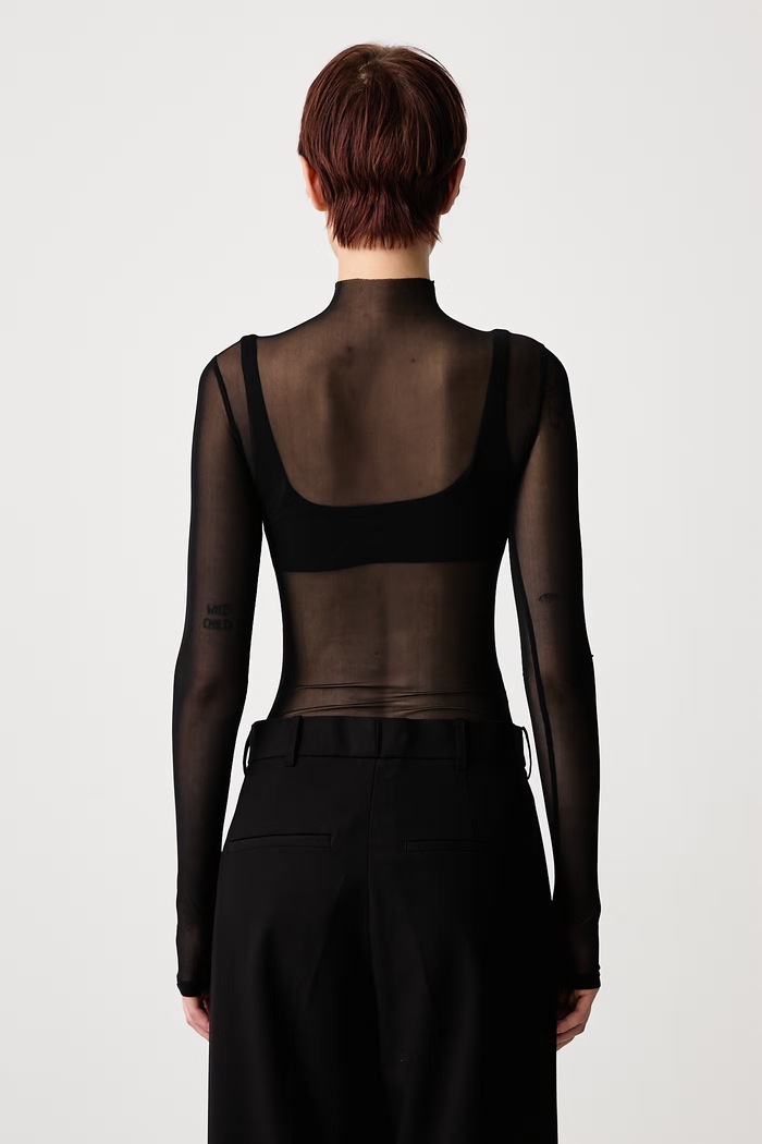 Odzież WRSTBHVR LENYA body damskie z nadrukiem W6526SB.L czarny