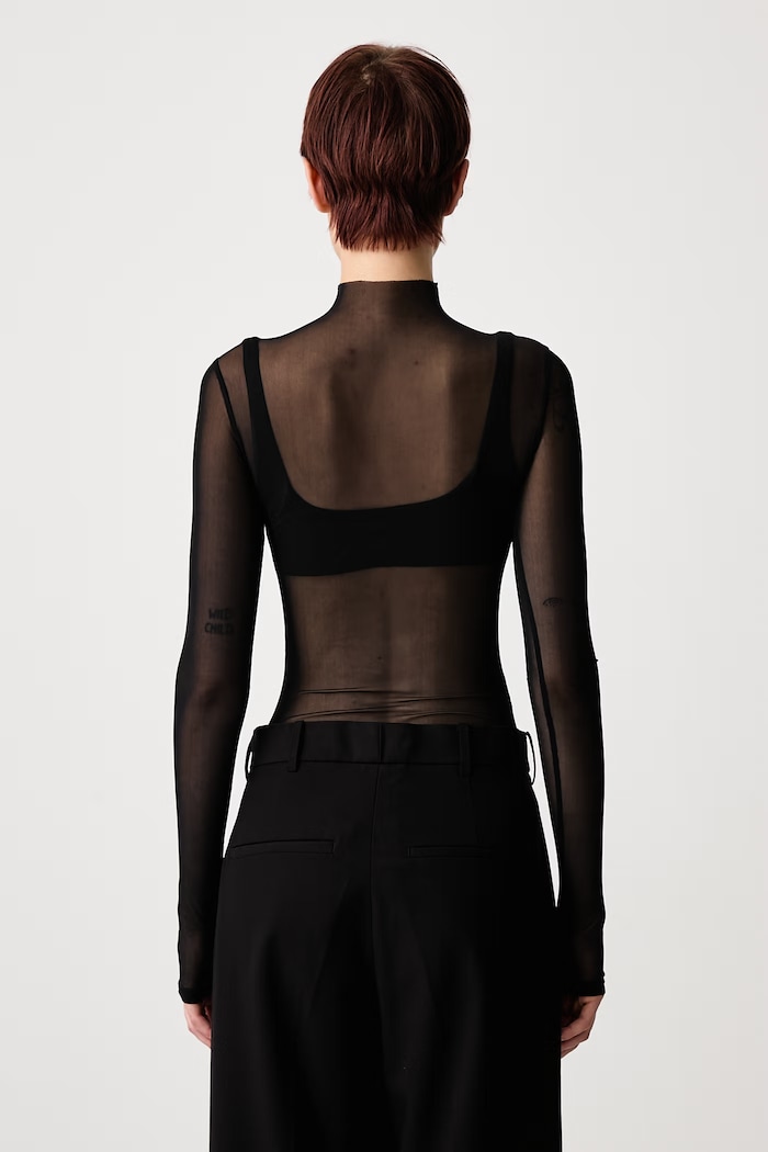 Odzież WRSTBHVR LENYA body damskie z nadrukiem W6526SB.L czarny