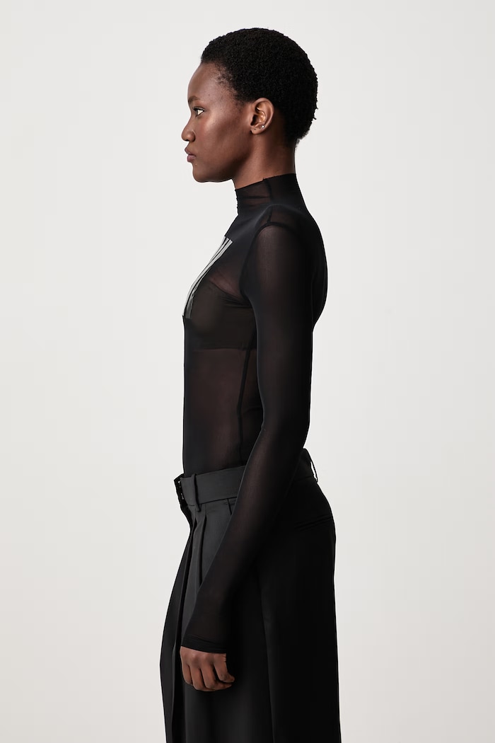LENYA body damskie z nadrukiem WRSTBHVR W6526SB.L czarny