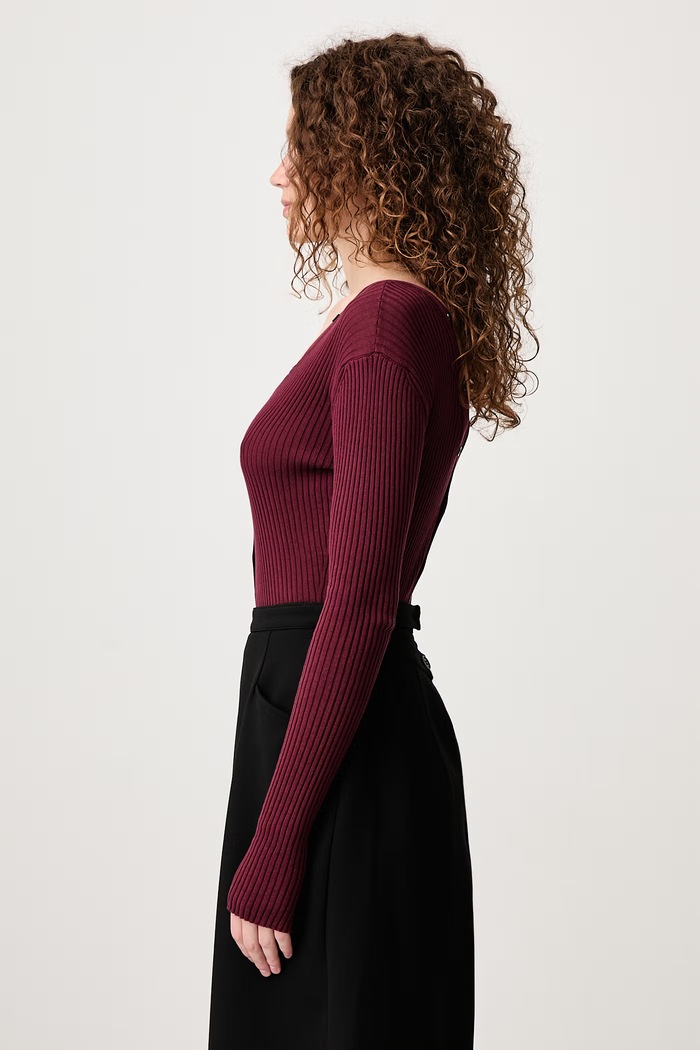Kombinezon bawełniany damski MUGLER 26F2BO02901147 bordowy