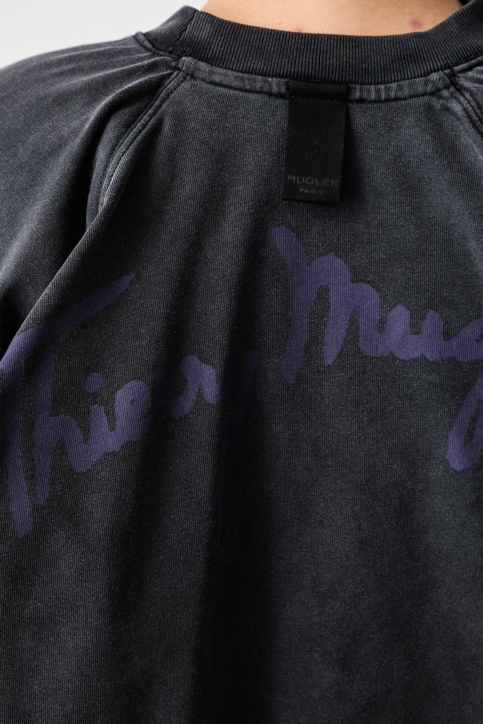MUGLER Longsleeve pentru femei din bumbac 26F3TS01306032