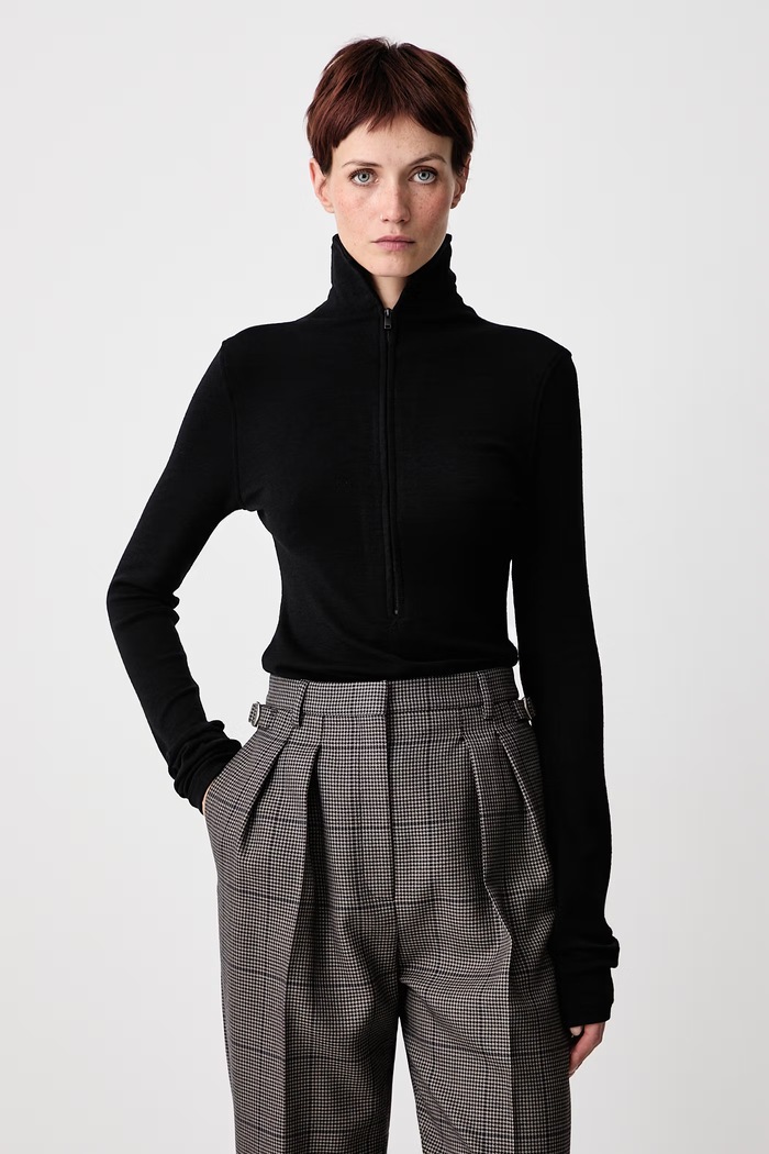 MUGLER Longsleeve Women's with wool black 26F1TO09001038