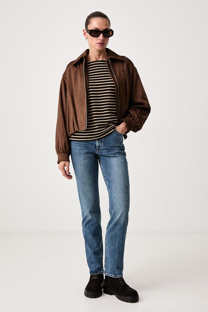 Levi's Блуза с дълги ръкави дамска от памук ESME RELAXED LS 0088G черен AW26