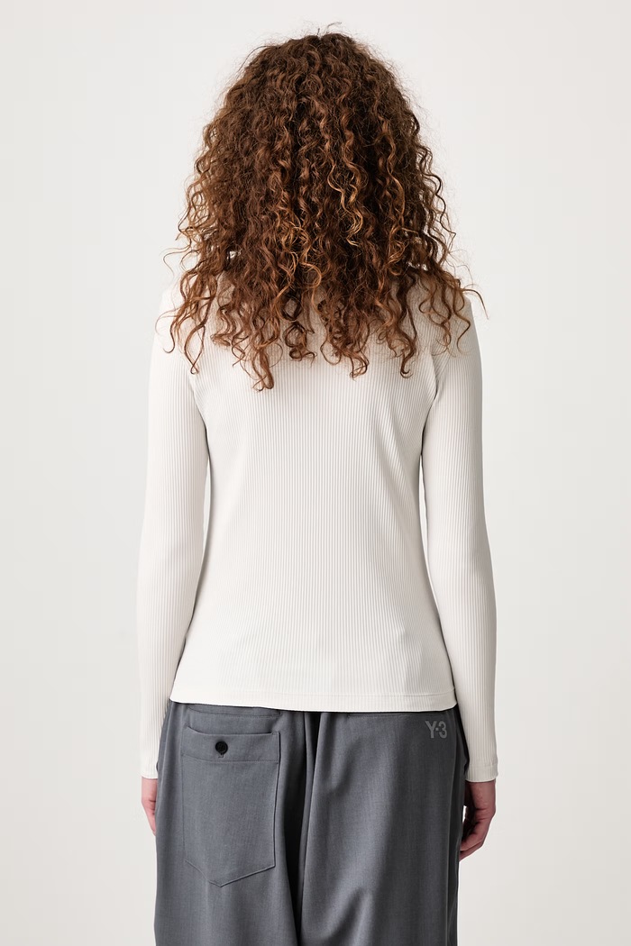 Odzież Maison Kitsuné Longsleeve damski bawełniany z elastanem Baby Fox MRWJT03KA0052 szary
