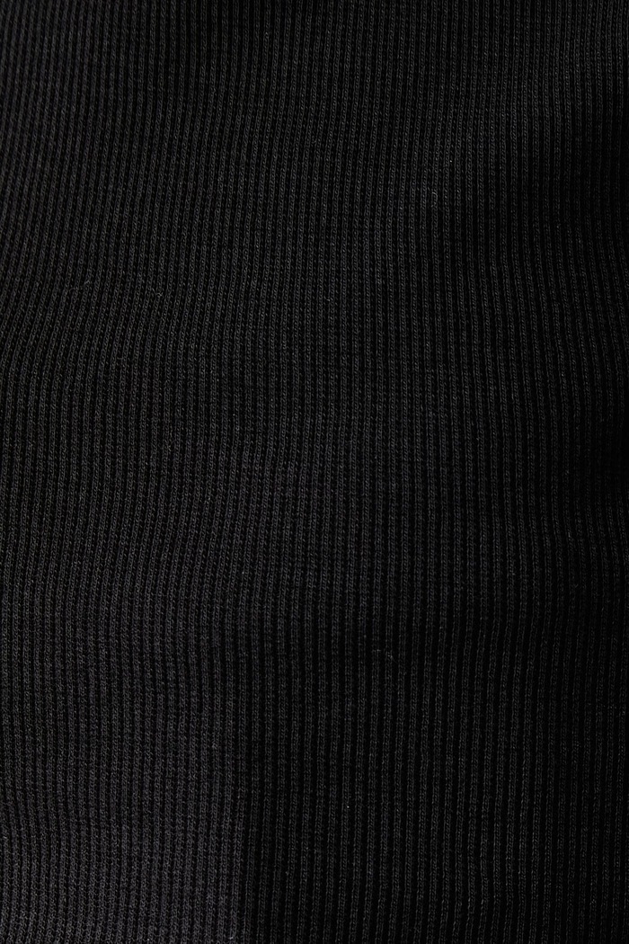 Longsleeve damski bawełniany z elastanem Marc O'Polo czarny 5000007890
