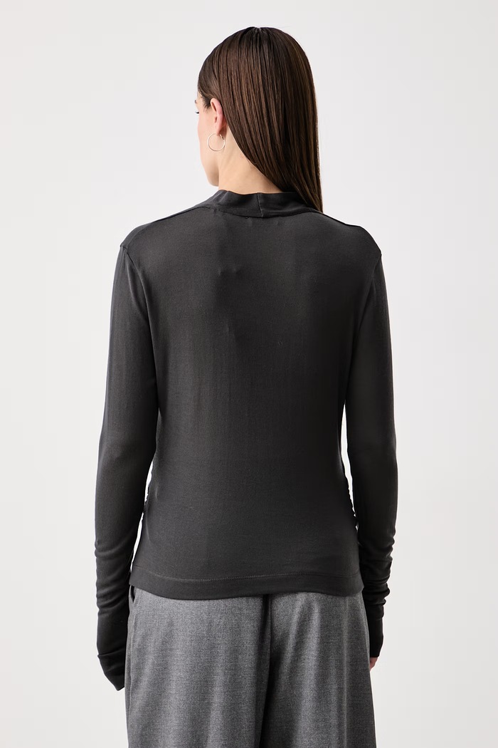 Odzież Marc O'Polo Longsleeve damski z lyocellu 5000015646 szary