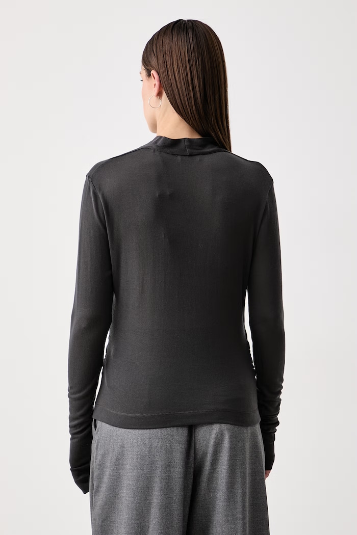 Odzież Marc O'Polo Longsleeve damski z lyocellu 5000015646 szary