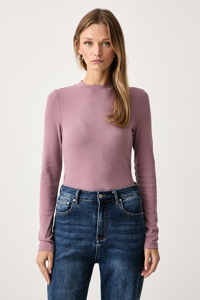 Marc O'Polo Longsleeve damski różowy 5000015642