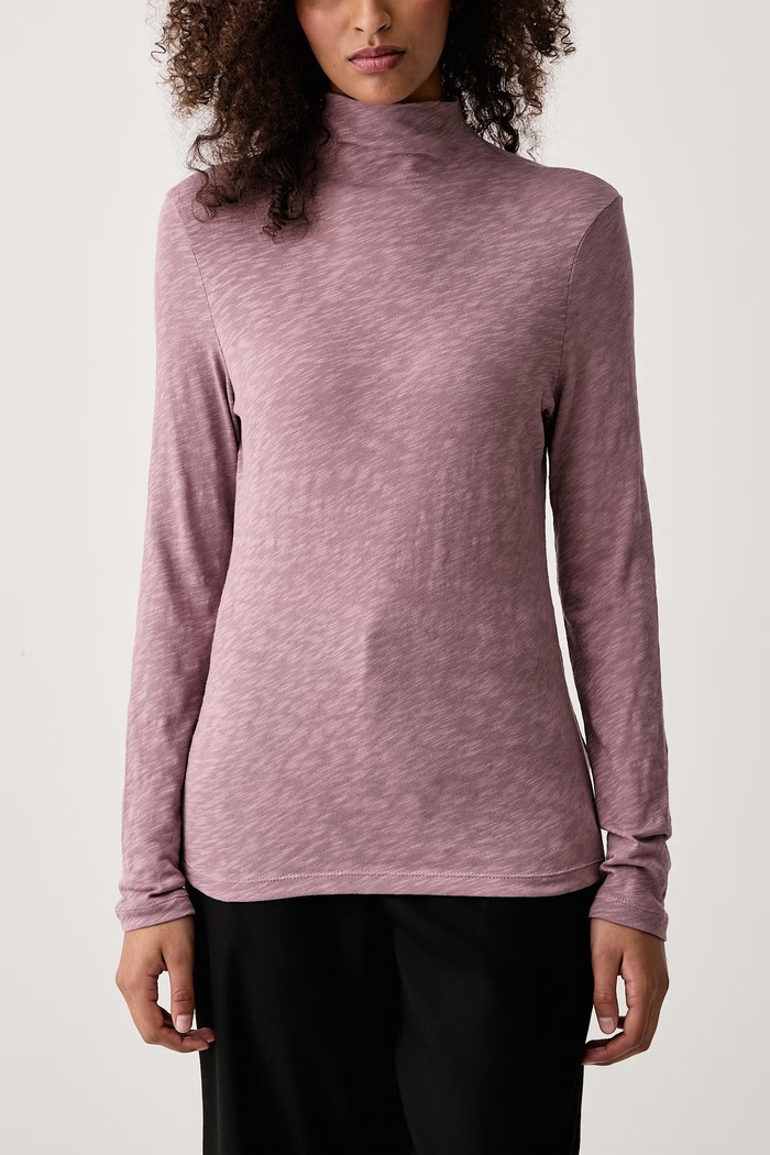 Longsleeve damski bawełniany Marc O'Polo 5000015639 różowy