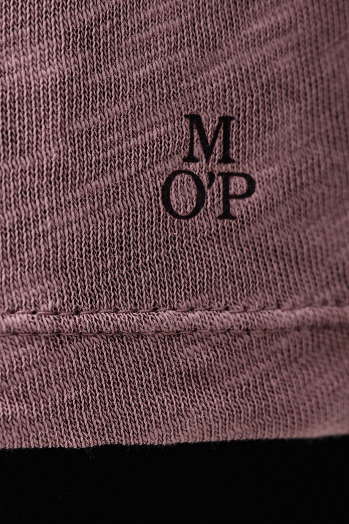 Longsleeve damski bawełniany Marc O'Polo różowy 5000015639