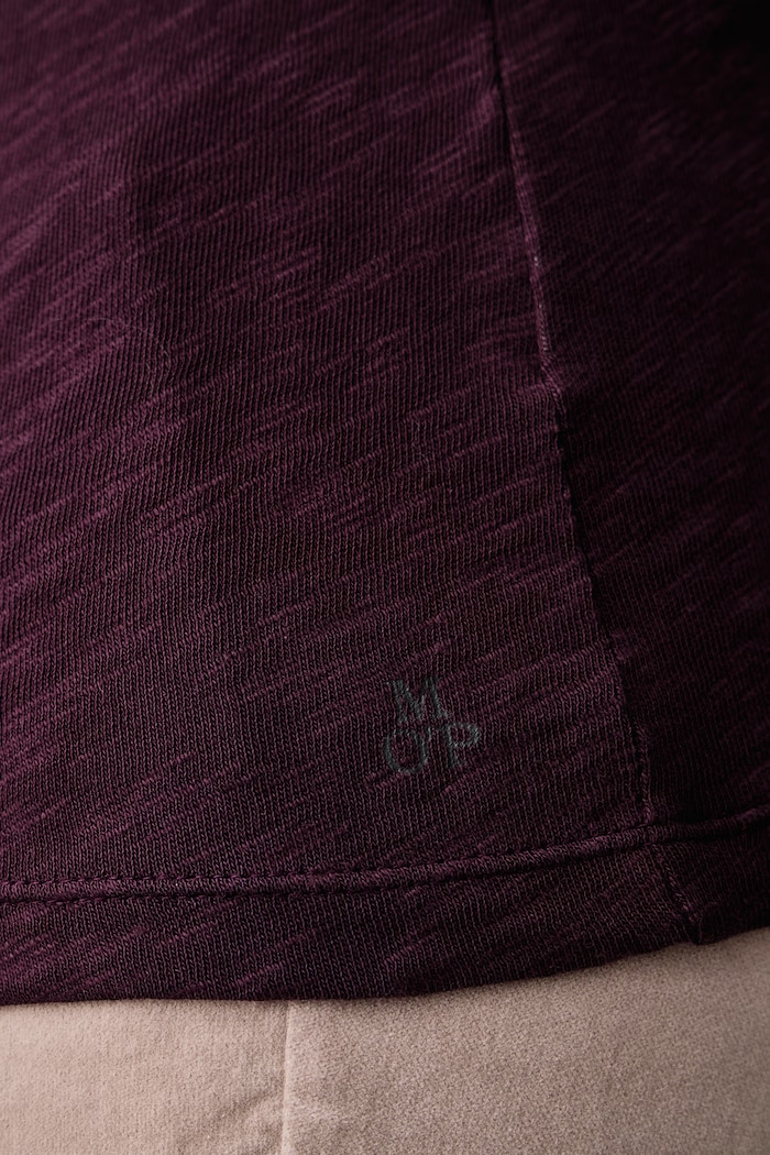 Longsleeve damski bawełniany Marc O'Polo fioletowy 5000015639