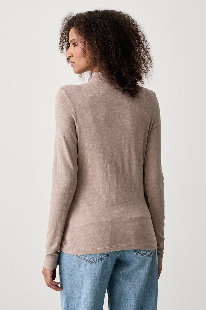 Odzież Marc O'Polo Longsleeve damski bawełniany 5000015639 beżowy