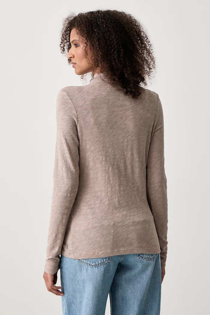Odzież Marc O'Polo Longsleeve damski bawełniany 5000015639 beżowy