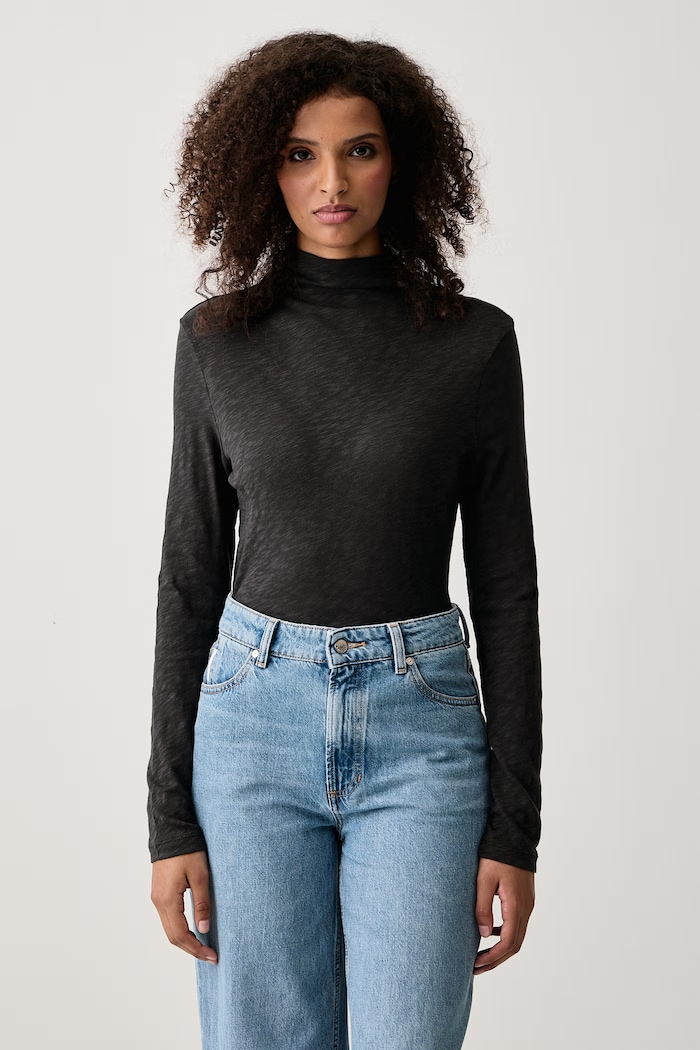 Marc O'Polo Longsleeve damski bawełniany szary 5000015639