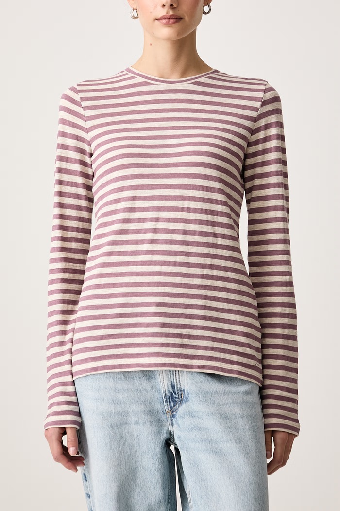 Longsleeve damski bawełniany Marc O'Polo 5000014798 beżowy