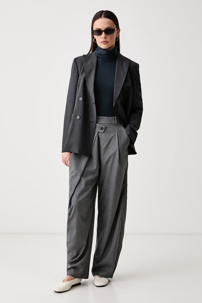 Marc O'Polo Longsleeve damski 5000010388 granatowy AW26