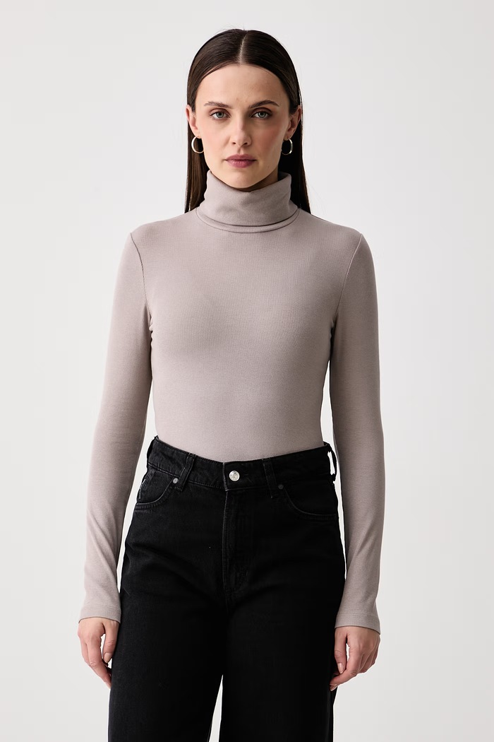 Marc O'Polo Longsleeve damski beżowy 5000010388