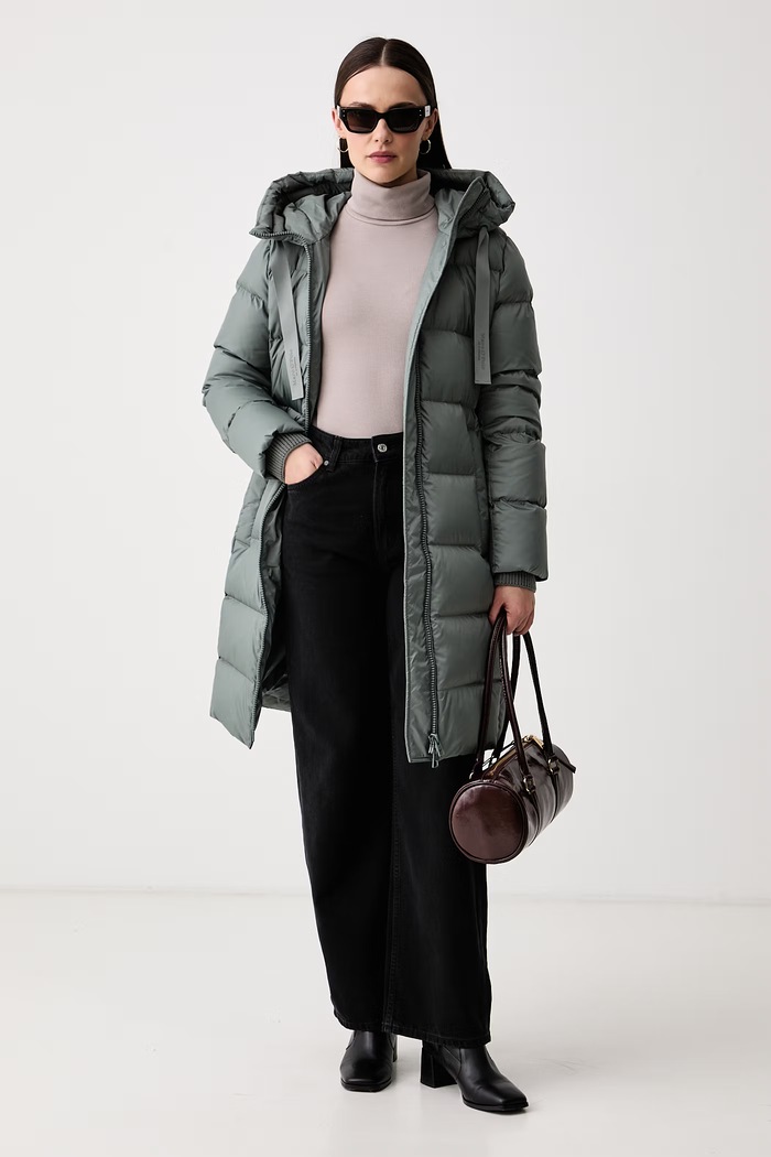 Marc O'Polo Longsleeve damski 5000010388 beżowy AW26