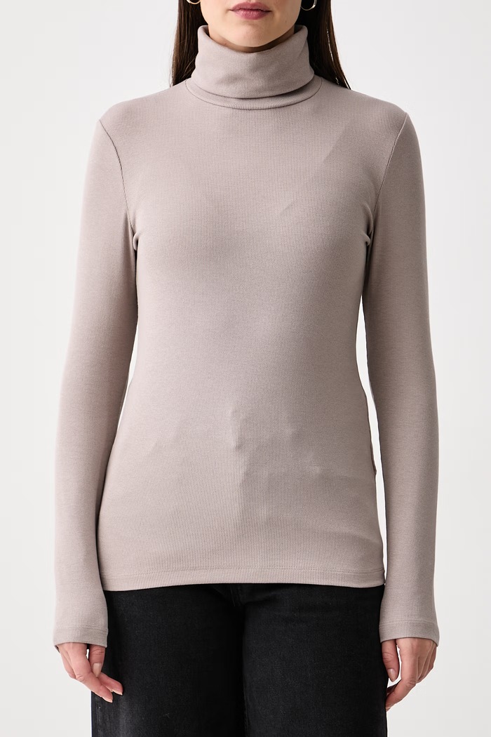 Longsleeve damski Marc O'Polo 5000010388 beżowy