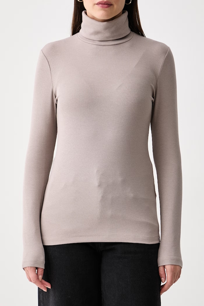 Longsleeve damski Marc O'Polo 5000010388 beżowy
