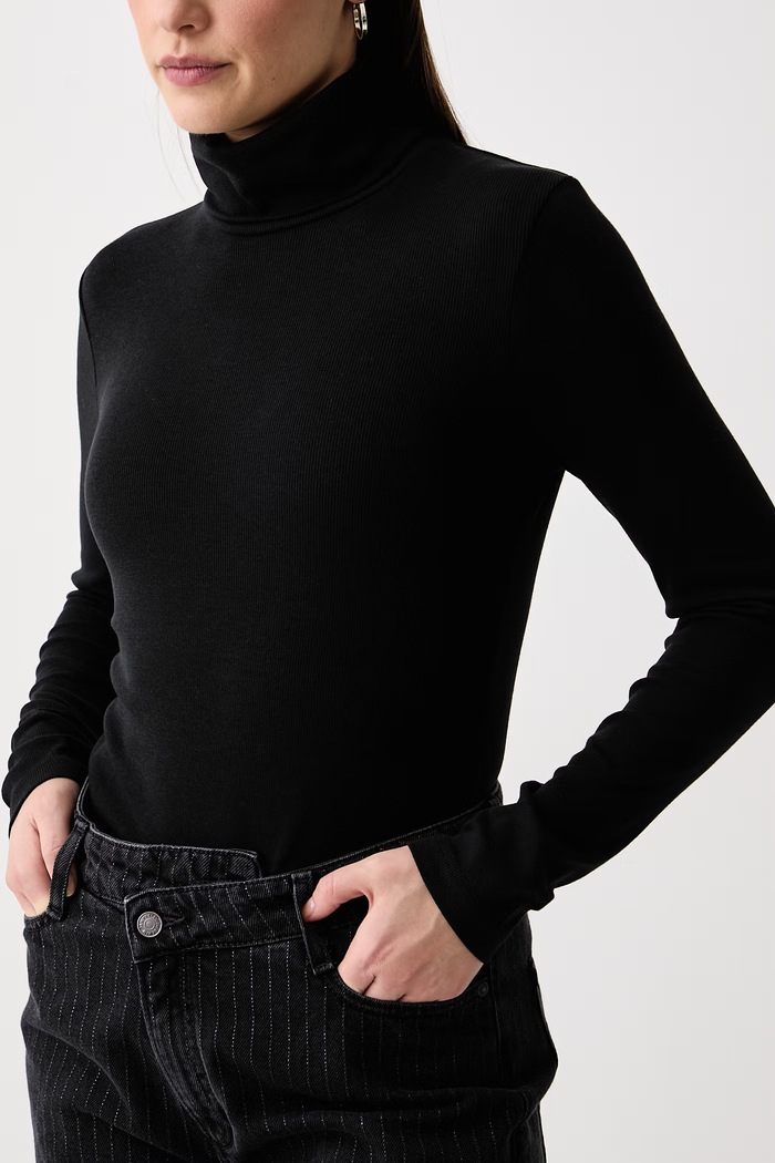 Longsleeve damski Marc O'Polo czarny 5000010388